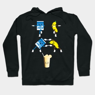 Banana, Milk, Milkshake, Fusion, Shake, Creamy, Fun Hoodie